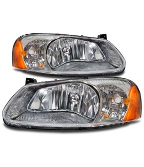 Headlight Set For 01-03 Chrysler Sebring, 01-02 Dodge Stratus