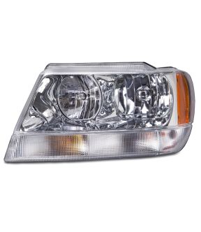 Left Driver Side Headlight For 99-04 Jeep Grand Cherokee