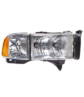 Right Passenger Side Headlight For 99-01 Dodge Ram 1500, 99-02 Dodge Ram 2500, 99-02 Dodge Ram 3500