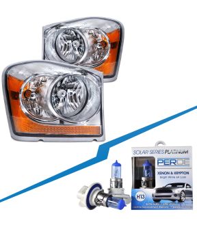 Headlight Set For 04-05 Dodge Durango