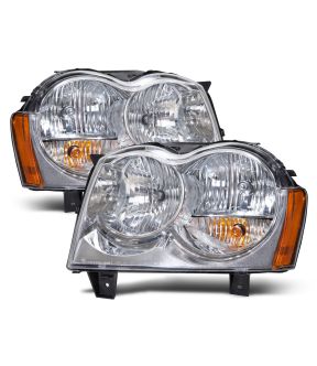 Headlight Set For 05-07 Jeep Grand Cherokee