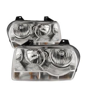 Headlight Set For 05-09 Chrysler 300