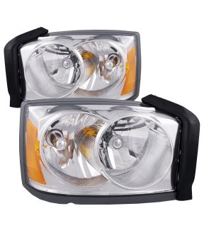 Headlight Set For 05-07 Dodge Dakota