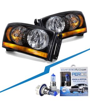 Headlight Set For 06 Dodge Ram 1500, 06 Dodge Ram 2500, 06 Dodge Ram 3500