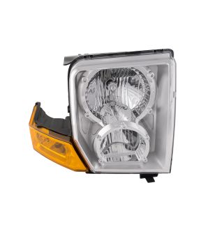 Right Passenger Side Headlight For 06-10 Jeep Commander