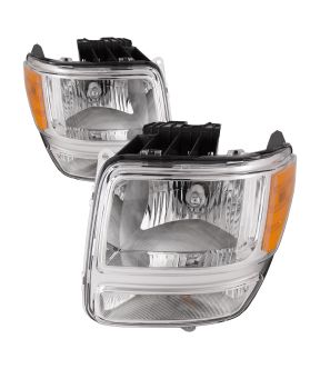 Headlight Set For 07-11 Dodge Nitro