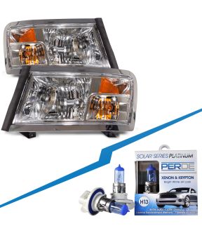 Headlight Set For 08-10 Dodge Dakota, 11 Ram Dakota