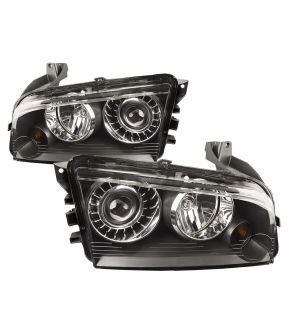 Headlight Set For 08-10 Dodge Charger