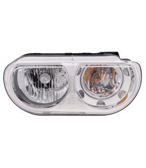 Right Passenger Side Headlight For 08-14 Dodge Challenger