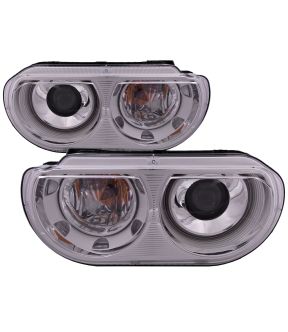 Headlight Set For 08-14 Dodge Challenger
