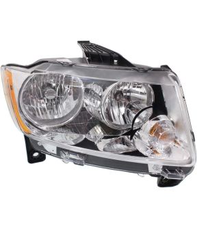 Right Passenger Side Headlight For 11-13 Jeep Grand Cherokee; CAPA Certified