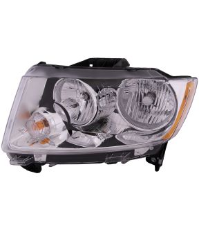Left Driver Side Headlight For 11-13 Jeep Compass