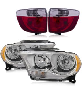 Headlight Set For 11-13 Dodge Durango