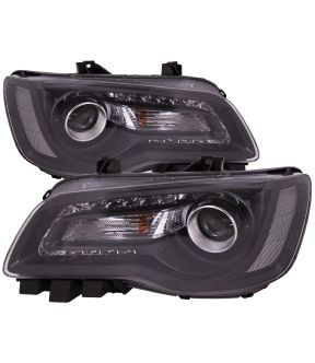 Headlight Set For 15-17 Chrysler 300