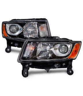 Headlight Set For 14-16 Jeep Grand Cherokee
