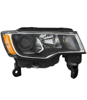 Right Passenger Side Headlight For 17-21 Jeep Grand Cherokee; CAPA Certified