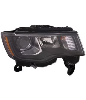 Right Passenger Side Headlight For 17-21 Jeep Grand Cherokee; CAPA Certified