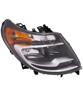 Right Passenger Side Headlight For 14-23 Ram ProMaster 1500, 14-23 Ram ProMaster 2500, 14-23 Ram ProMaster 3500; CAPA Certified