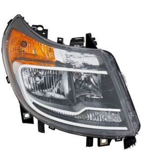 Right Passenger Side Headlight For 14-23 Ram ProMaster 1500, 14-23 Ram ProMaster 2500, 14-23 Ram ProMaster 3500; CAPA Certified