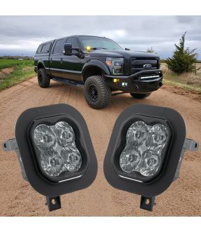Fog Light Set For 11-16 Ford F-250 Super Duty, 11-16 Ford F-350 Super Duty