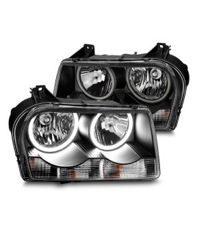 Headlight Set For 05-10 Chrysler 300