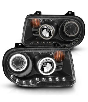 Headlight Set For 05-10 Chrysler 300