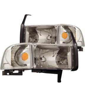 Headlight Set For 94-01 Dodge Ram 1500, 94-02 Dodge Ram 2500, 94-02 Dodge Ram 3500