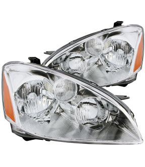 Headlight Set For 02-04 Nissan Altima