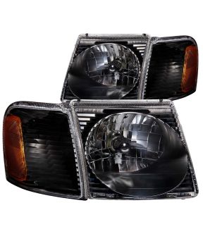 Headlight Set For 01-05 Ford Explorer Sport Trac