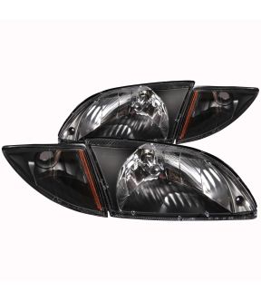 Headlight Set For 00-02 Chevrolet Cavalier