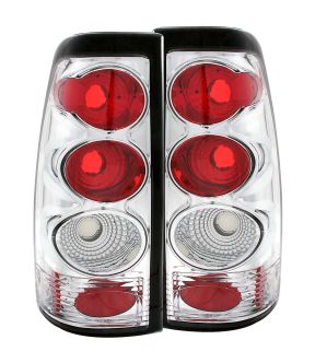 Incandescent Tail Light Compatible with Chevrolet GMC Sierra 1500 2500 Silverado 1500 2500 3500 1999-2006 Includes Left Driver and Right Passenger Side Tail Lights