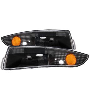 Black Housing Incandescent Signal Lights Compatible with Chevrolet Camaro 1993-2002 Includes Left Driver and Right Passenger Side Signal Lights