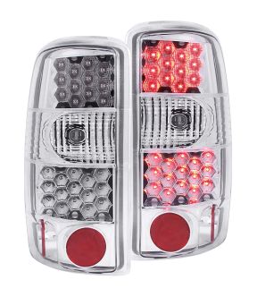 LED Tail Light Compatible with Chevrolet GMC Suburban Tahoe Yukon Yukon Denali Yukon Denali Xl Yukon XL 2000-2006 Includes Left Driver and Right Passenger Side Tail Lights