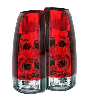 Incandescent Tail Light Compatible with Cadillac Chevrolet GMC Blazer C / K Models Pickup Escalade Suburban Tahoe Yukon 1988-2000 Includes Left Driver and Right Passenger Side Tail Lights