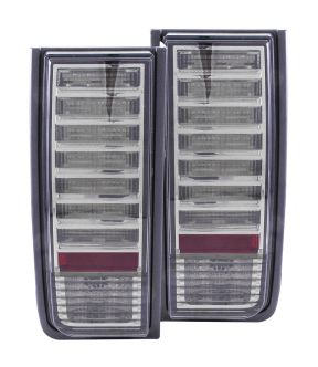 LED Tail Light Compatible with Hummer H2 2003-2009 Includes Left Driver and Right Passenger Side Tail Lights with Smoke Lens