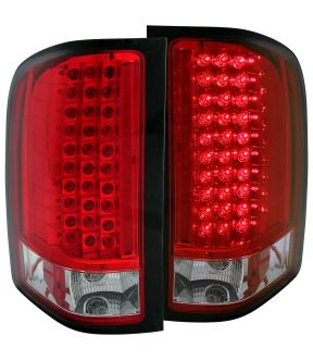 LED Tail Light Compatible with Chevrolet Silverado 1500 2500 3500 HD 2007-2014 Includes Left Driver and Right Passenger Side Tail Lights