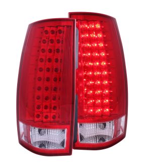 LED Tail Light Compatible with Chevrolet GMC Suburban Tahoe Yukon Yukon Denali 2007-2013 Includes Left Driver and Right Passenger Side Tail Lights
