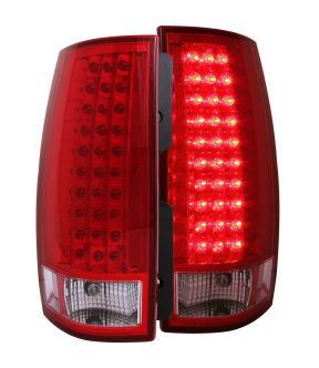 LED Tail Light Compatible with Chevrolet GMC Suburban Tahoe Yukon Yukon XL Yukon XL 1500 2007-2013 Includes Left Driver and Right Passenger Side Tail Lights