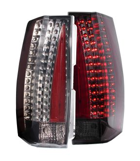LED Tail Light Compatible with Chevrolet GMC Suburban Tahoe Yukon Denali XL 1500 2007-2013 Includes Left Driver and Right Passenger Side Tail Lights