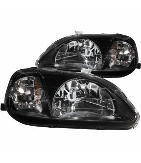 Headlight Set For 99-00 Honda Civic