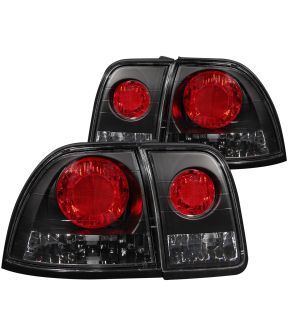 Incandescent Tail Light Compatible with Honda Accord 1996-1997 Includes Left Driver and Right Passenger Side Tail Lights