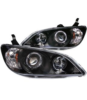 Headlight Set For 04-05 Honda Civic
