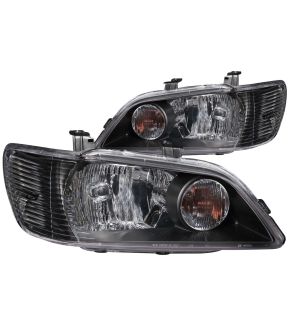 Headlight Set For 02-03 Mitsubishi Lancer