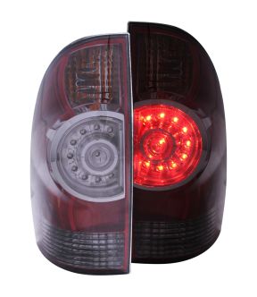 LED Tail Light Compatible with Toyota Tacoma 2005-2015 Includes Left Driver and Right Passenger Side Tail Lights with Smoke Lens