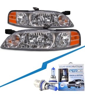 Headlight Set For 00-01 Nissan Altima