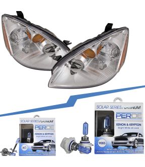 Headlight Set For 02-04 Nissan Altima