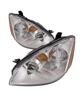Headlight Set For 02-04 Nissan Altima