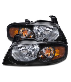 Headlight Set For 05-06 Nissan Sentra