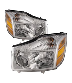 Headlight Set For 04-07 Nissan Armada, 04-07 Nissan Titan