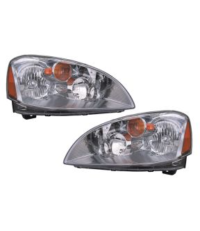 Headlight Set For 02-04 Nissan Altima